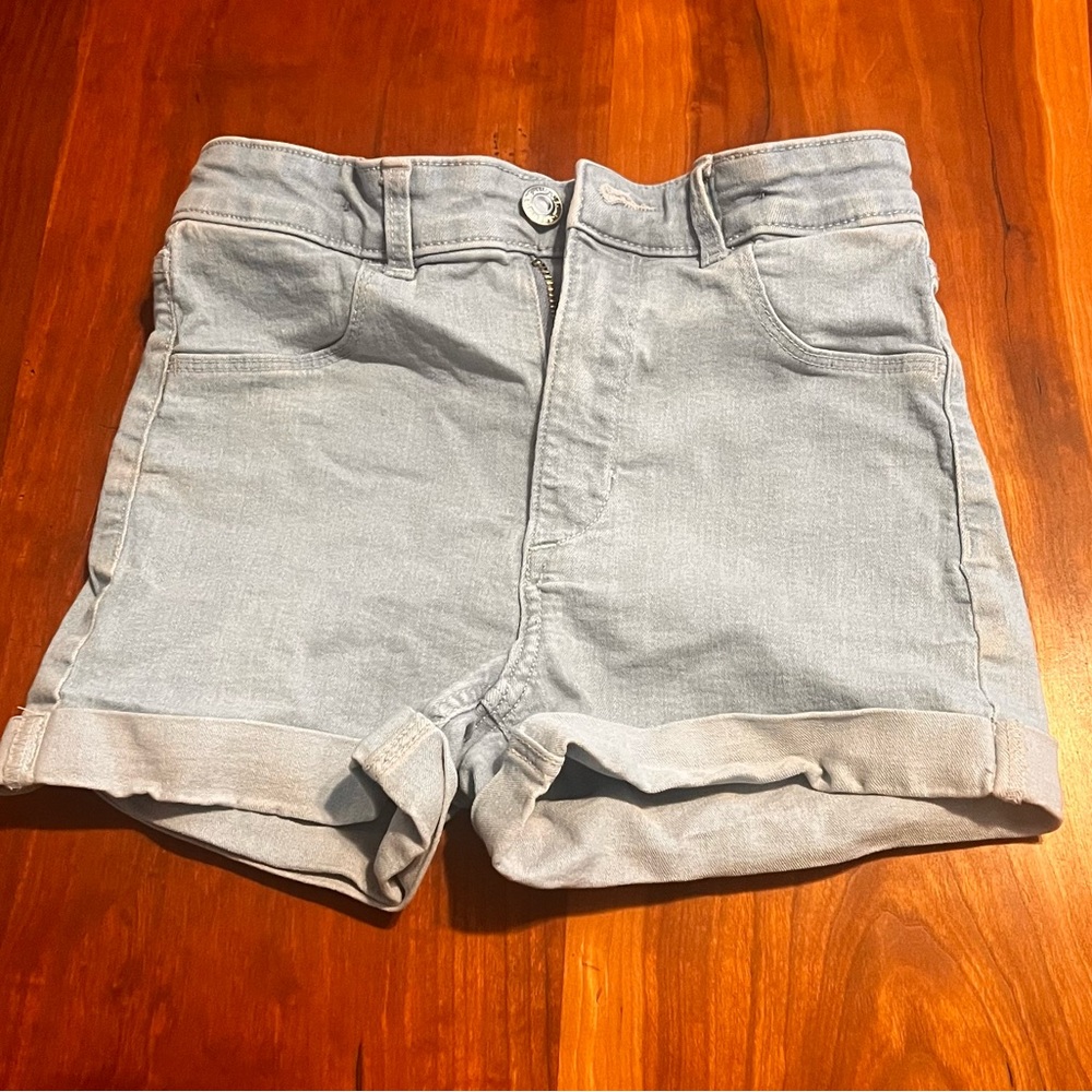 H&M Light Blue Denim Kids Shorts size 8